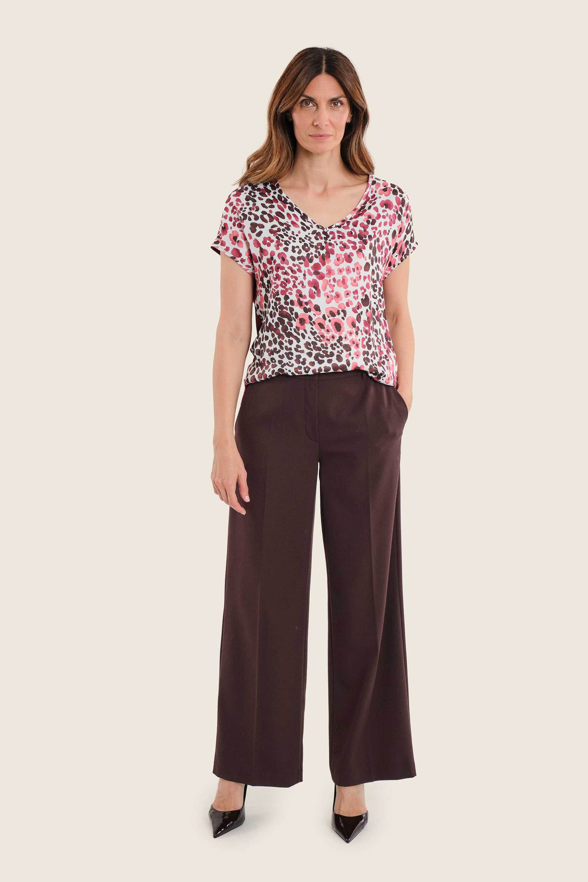Gerry Weber γυναικείο παντελόνι μονόχρωμο Wide Fit