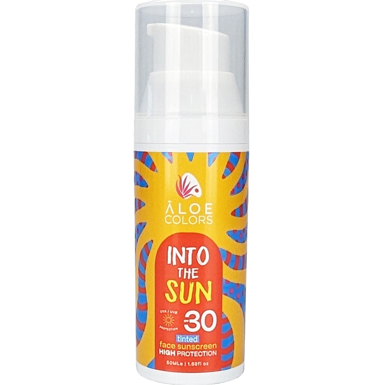 Aloe Colors Into the Sun Spf30 Tinted Face Sunscreen Αντηλιακή Κρέμα Προσώπου Υψηλής Προστασίας με Χρώμα 50ml