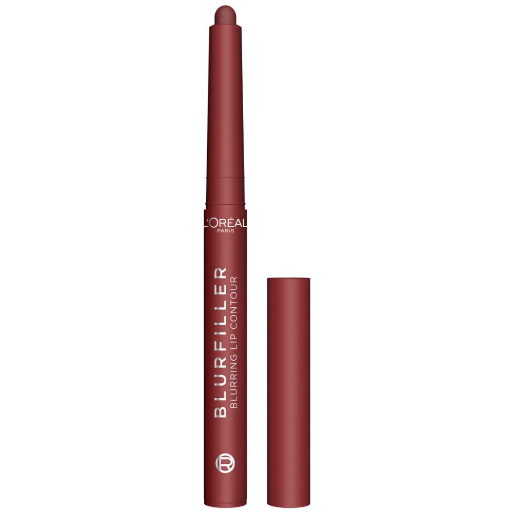 L'Oreal Paris Blurfiller Blurring Lip Contour Κρεμώδες Μολύβι Χειλιών για Φυσικό, Ενισχυμένο Αποτέλεσμα Όγκου 1 Τεμάχιο - 530 Bordeaux Bisous