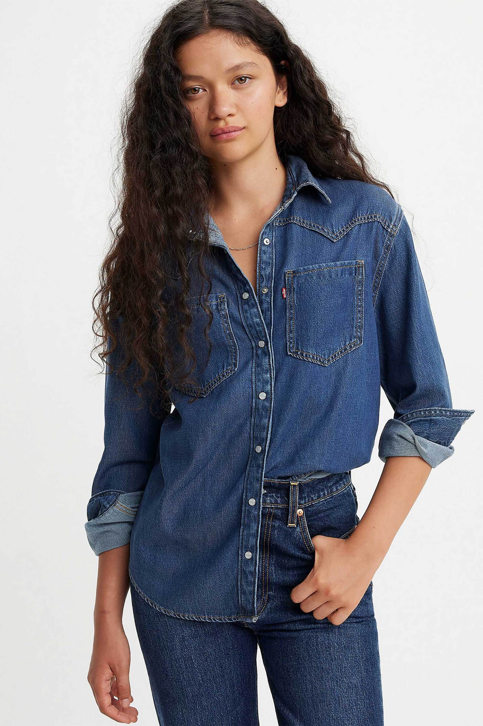 Levi's® γυναικείο denim πουκάμισο Relaxed Fit "Teodora Western"