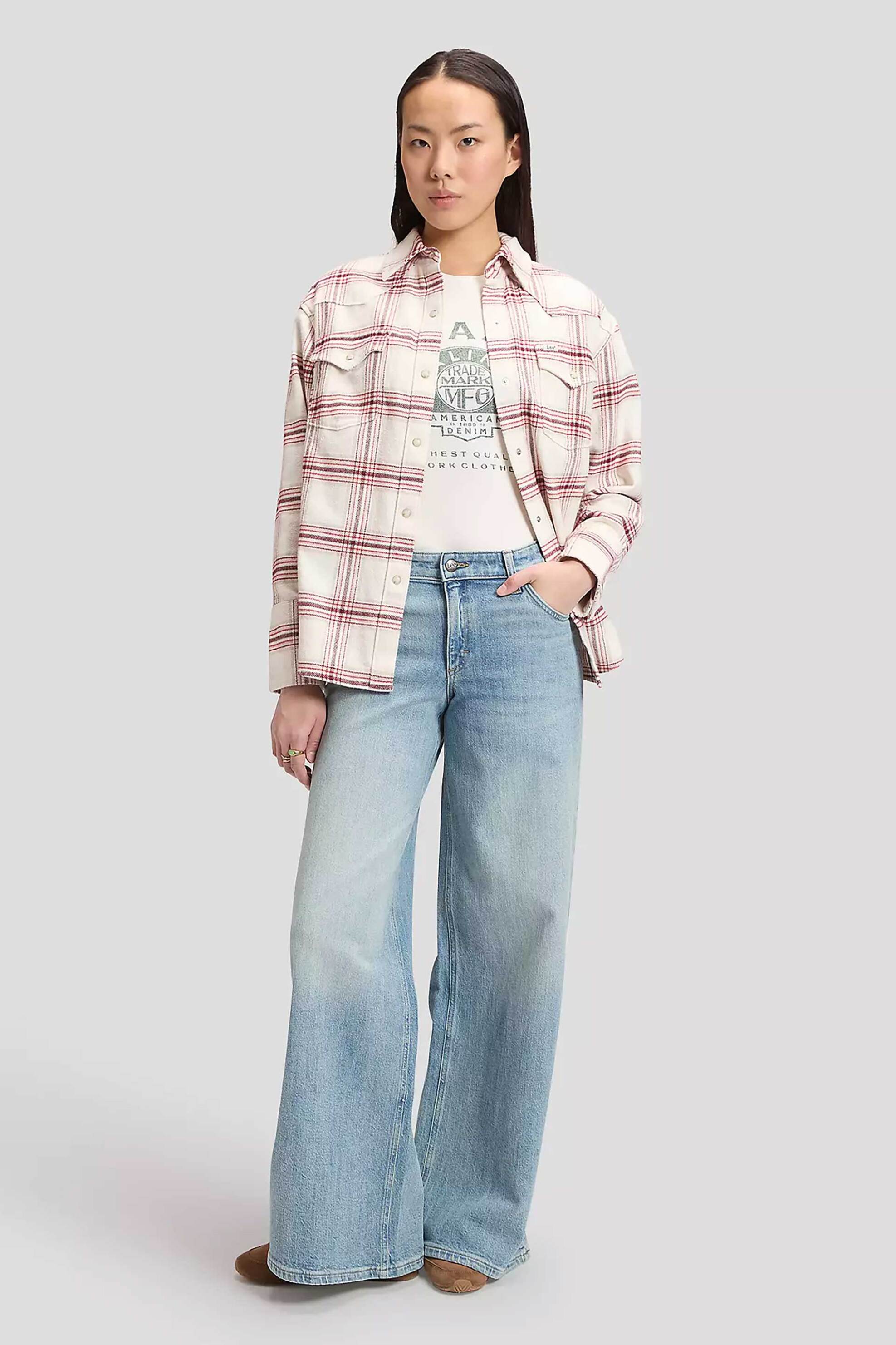 Lee® γυναικείο τζιν παντελόνι πεντάτσεπο Baggy Fit "Hope"