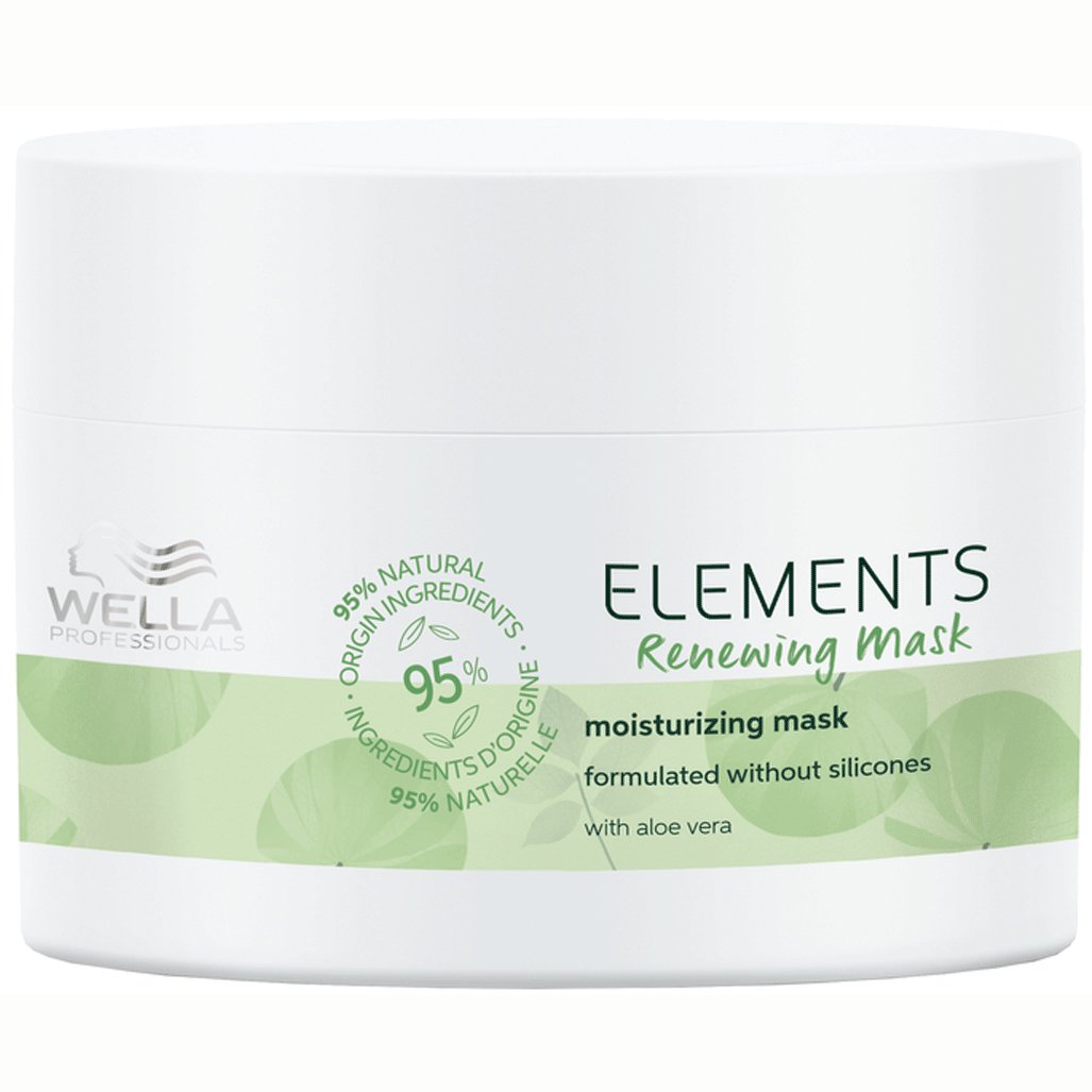 Wella Professionals Elements Renewing Hair Mask with Aloe Vera Ενυδατική Μάσκα Μαλλιών με Αλόη για Αναζωογόνηση 150ml