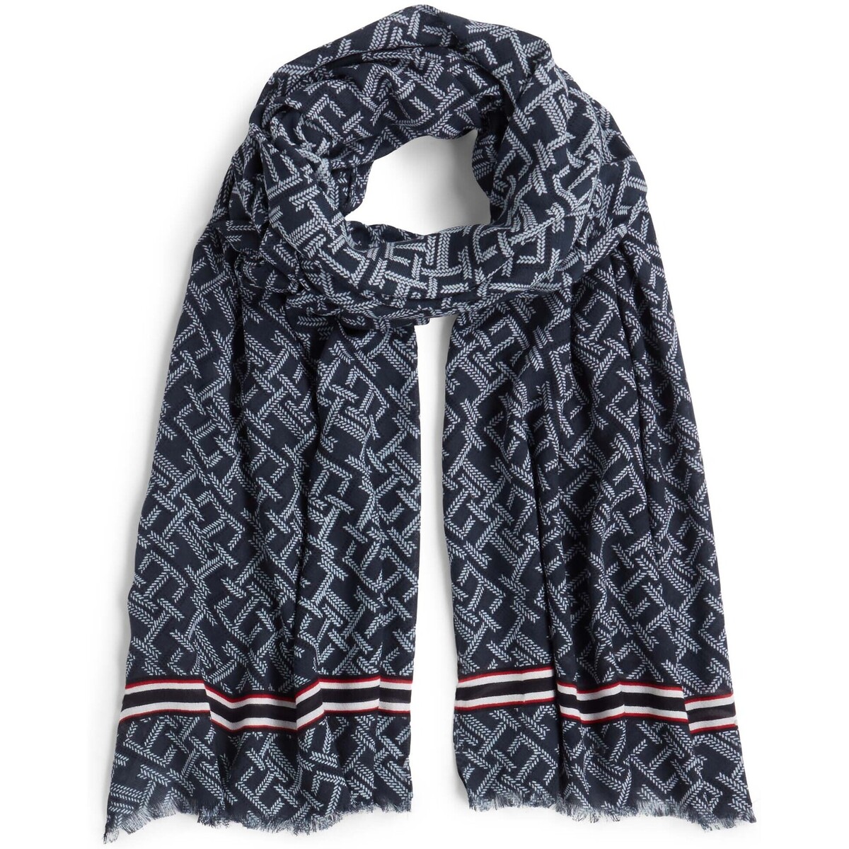 Κασκόλ Tommy Hilfiger Th Monogram Corp Scarf