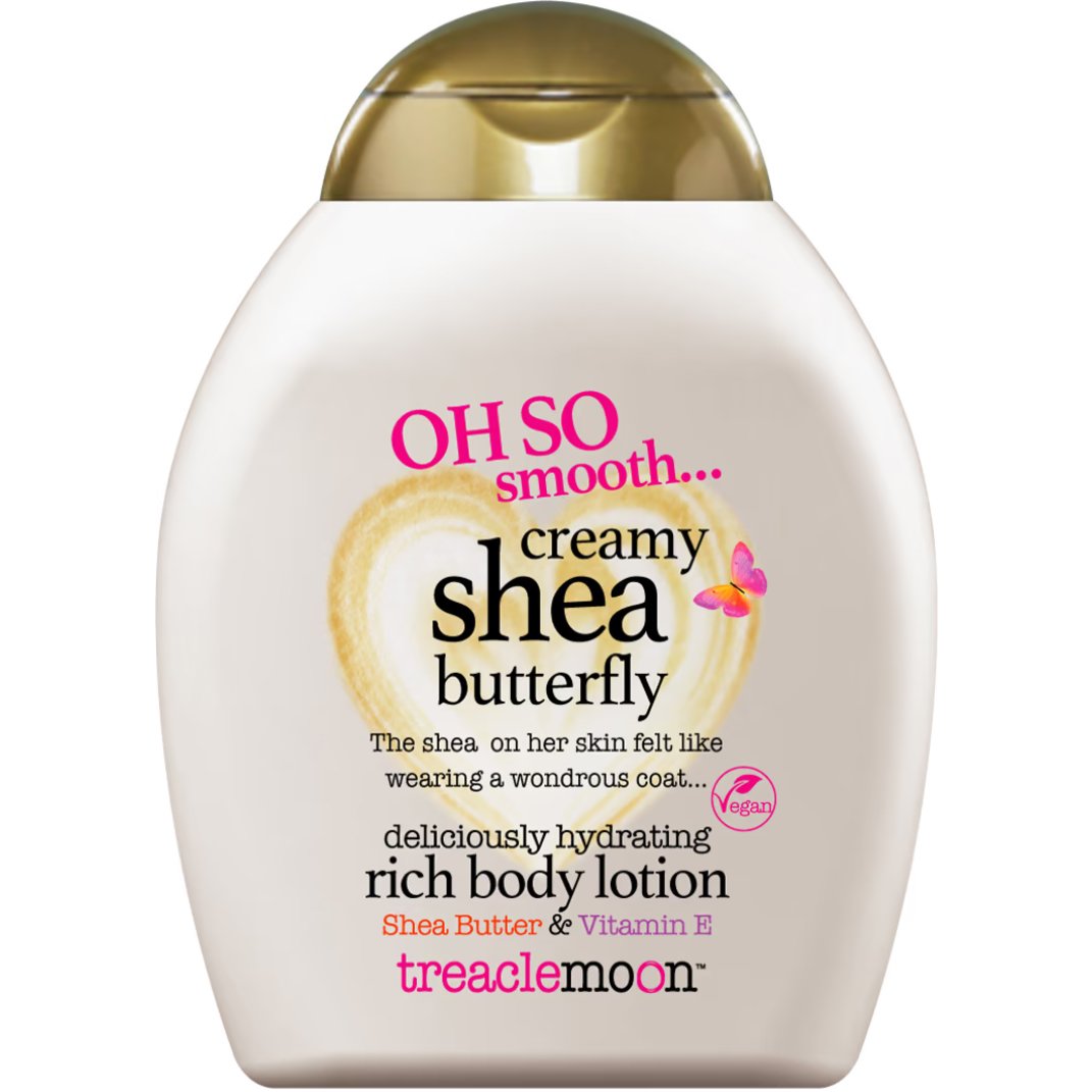 Treaclemoon Creamy Shea Butterfly Hydrating Rich Body Lotion Ενυδατικό Γαλάκτωμα Σώματος με Βούτυρο Καριτέ & Βιταμίνη Ε 250ml
