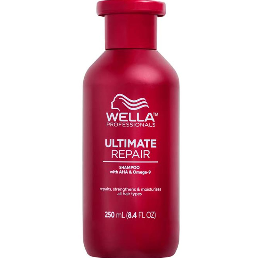 Wella Professionals Ultimate Repair Shampoo Step 1 Ανάλαφρο Κρεμώδες Σαμπουάν με Πλούσιο Αφρό για Πολύ Ταλαιπωρημένα Ξηρά Μαλλιά 250ml