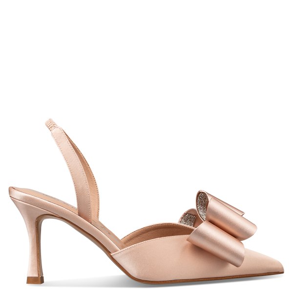 BOW-SLINGBACK PUMPS