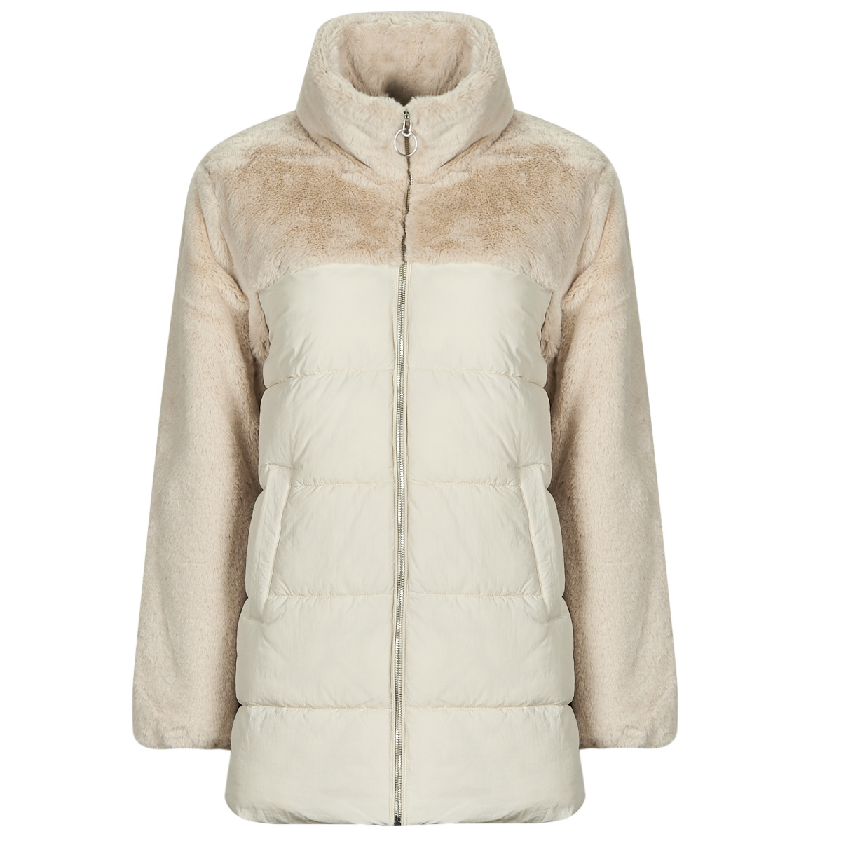 Χοντρό μπουφάν Only ONLWANJA FUR PUFFER MIX COAT CC OTW