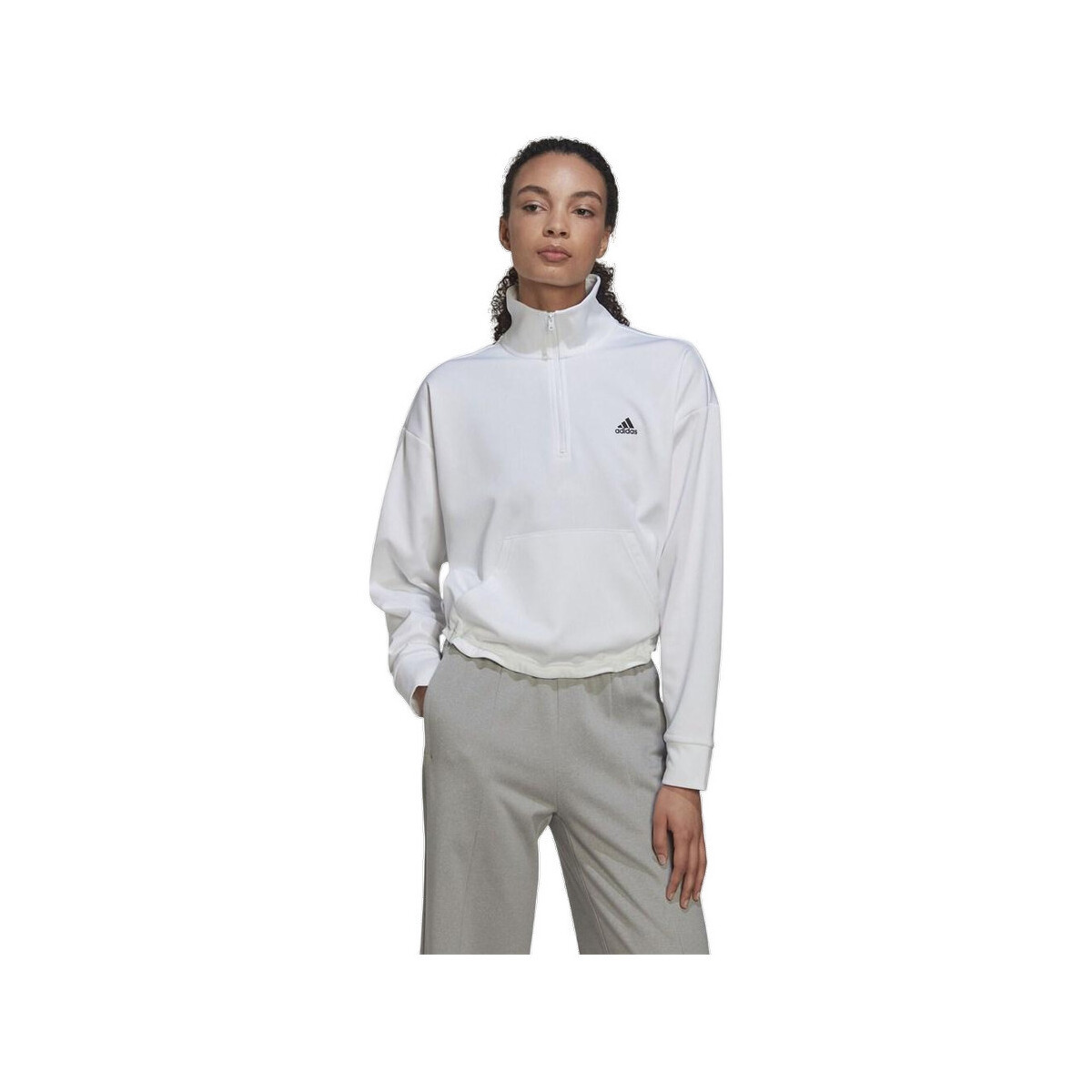 Φούτερ adidas Sweatshirt Aeroready molleton brossé