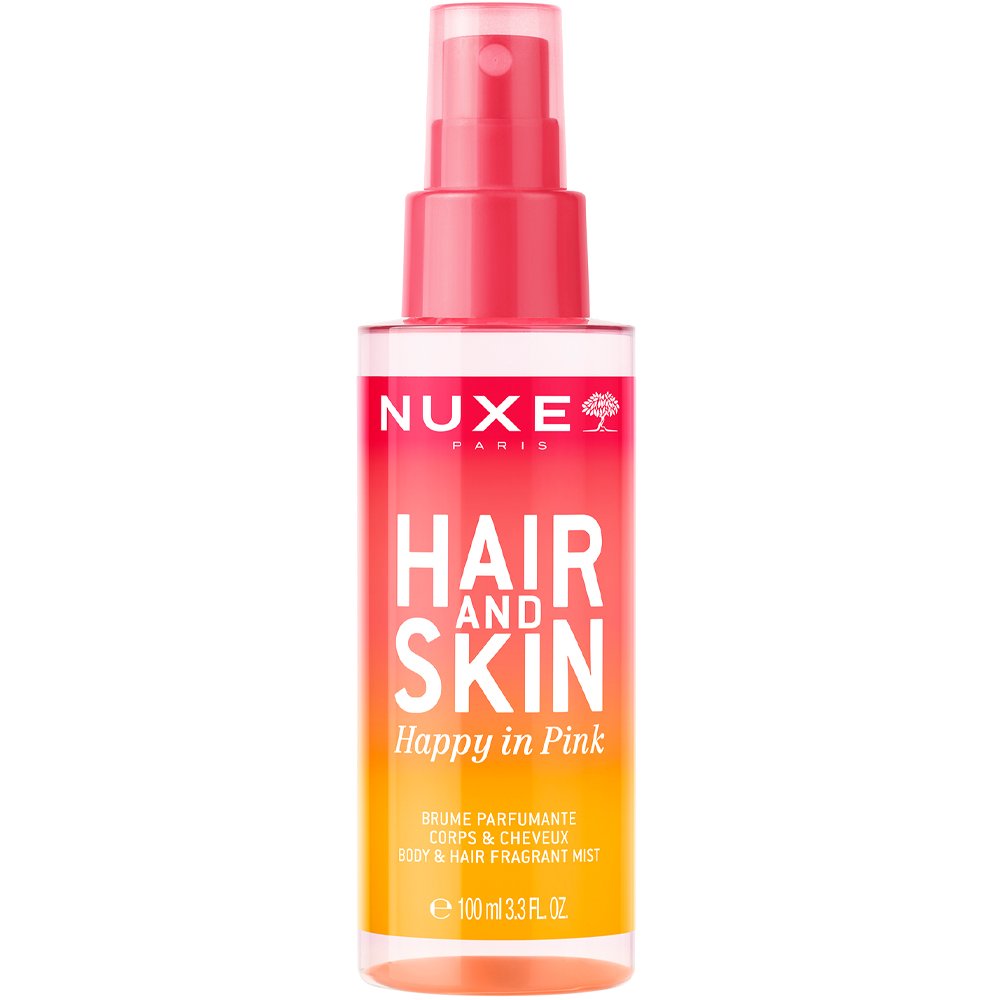 Nuxe Happy in Pink Body & Hair Mist Αρωματικό Mist για Σώμα & Μαλλιά με Νότες από Τριαντάφυλλο, Βατόμουρο & Μόσχους 100ml
