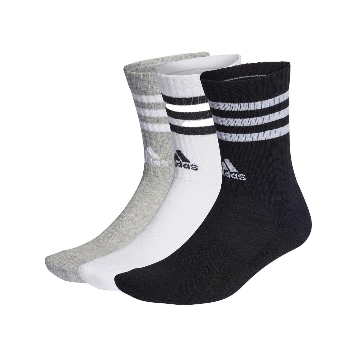 Αθλητικές κάλτσες adidas Chaussettes 3 stripes cushioned confort