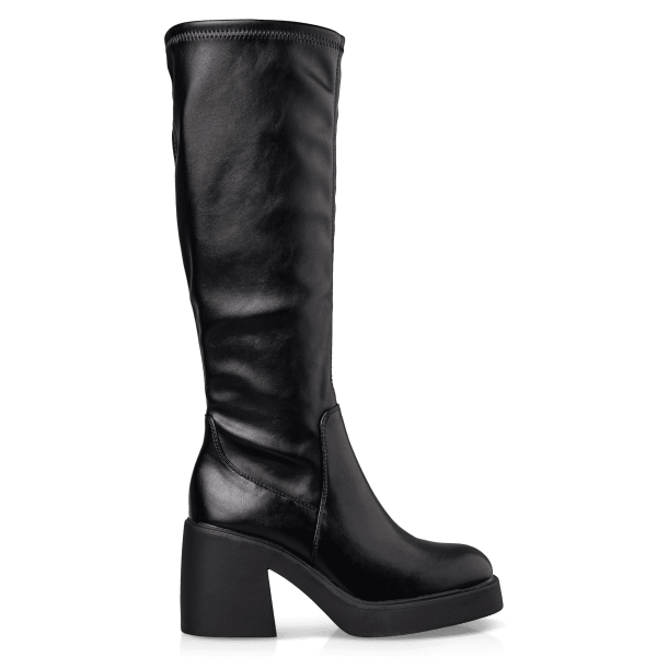 BLOCK MID-HEELED BOOTS