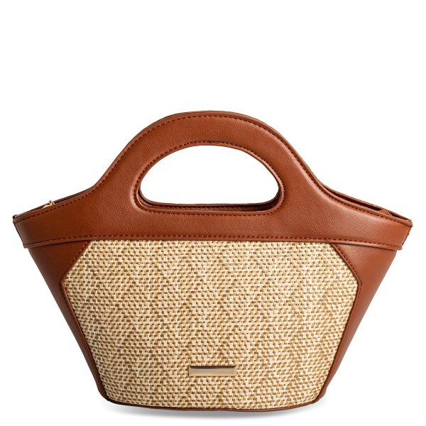 RAFFIA HAND BAG