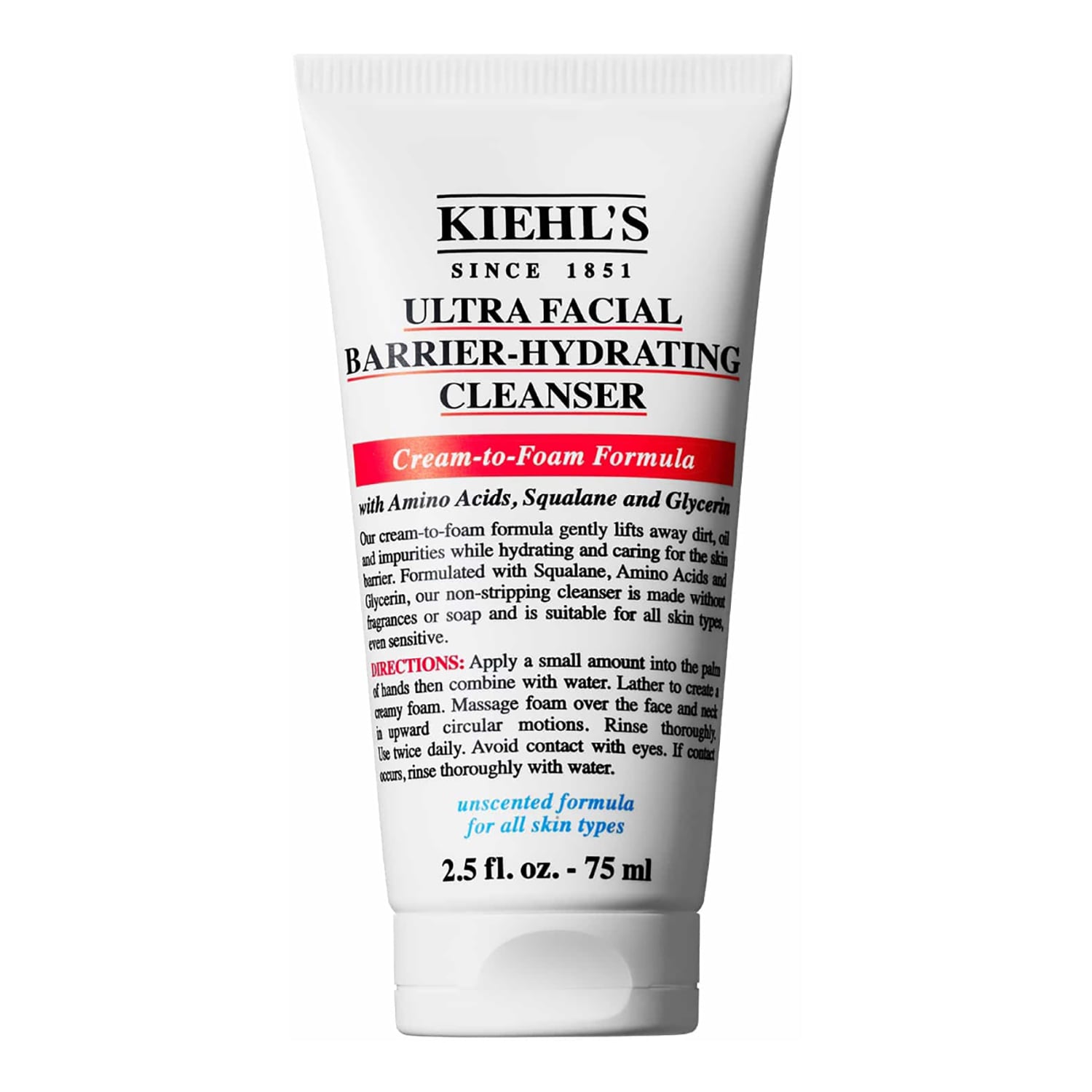 Kiehl's Since 1851 - Ultra Facial Barrier Hydrating Cleanser - Καθαριστικό προσώπου | 75 ml