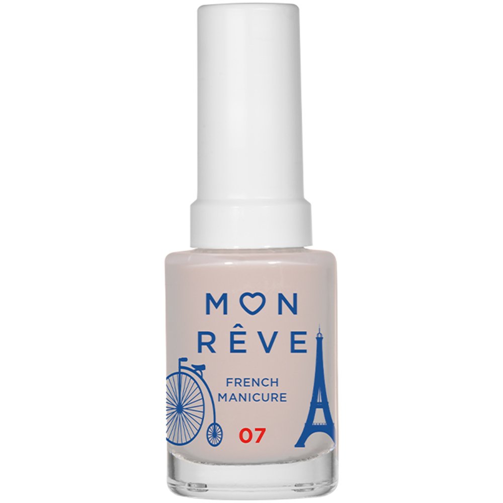Mon Reve French Manicure Nail Color Βερνίκι Νυχιών για Γαλλικό Μανικιούρ 13ml - 07 Sheer Milky