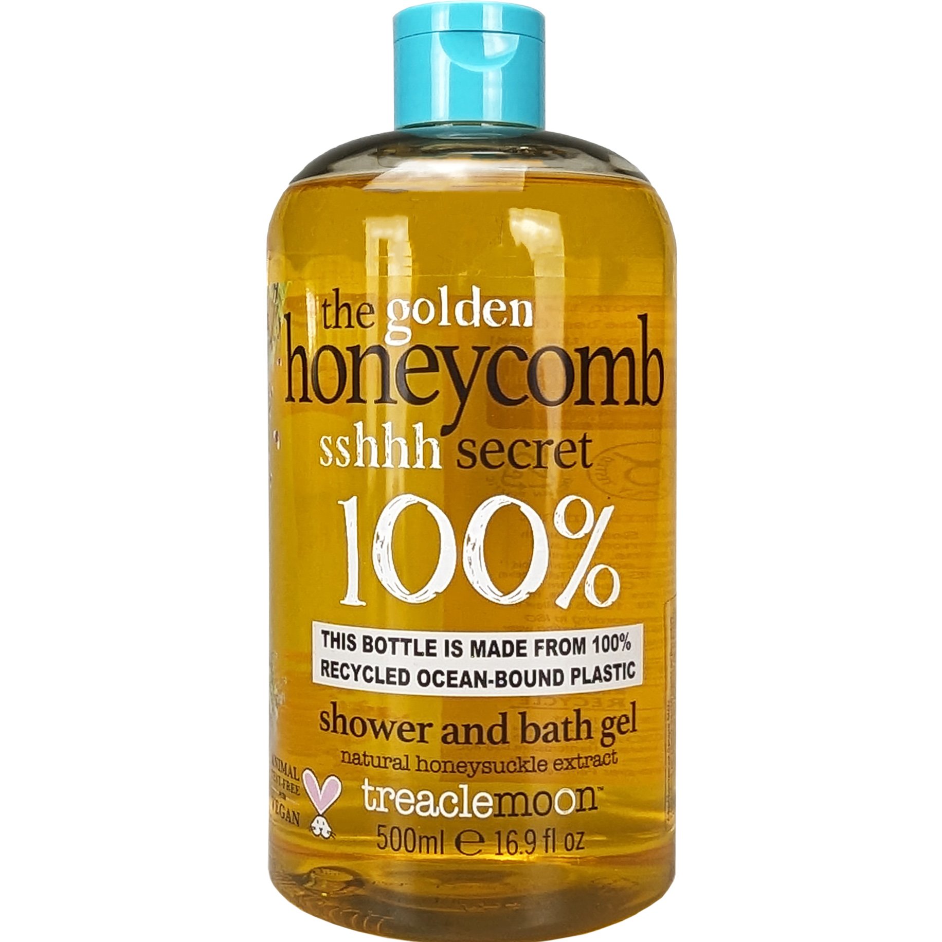 Treaclemoon The Golden Honeycomb Secret Bath & Shower Gel Αναζωογονητικό & Ενυδατικό Αφρόλουτρο Σώματος με Άρωμα Μέλι 500ml