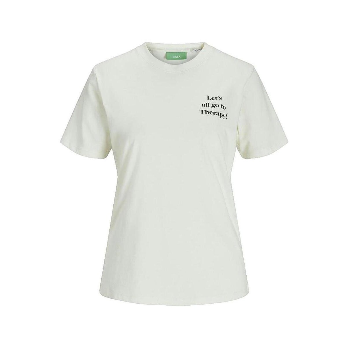 T-shirt με κοντά μανίκια Jack & Jones T-shirt JJXX Naomi beige