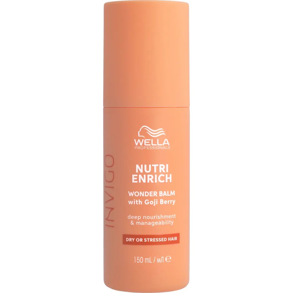 Wella Professionals Invigo Nutri Enrich Wonder Balm Deep Nourishment with Goji Berry for Dry or Stressed Hair Βάλσαμο Βαθιάς Θρέψης Μεγάλης Διάρκειας που Λειαίνει & Προσφέρει Λάμψη σε Ξηρά & Ταλαιπωρημένα Μαλλιά 150ml