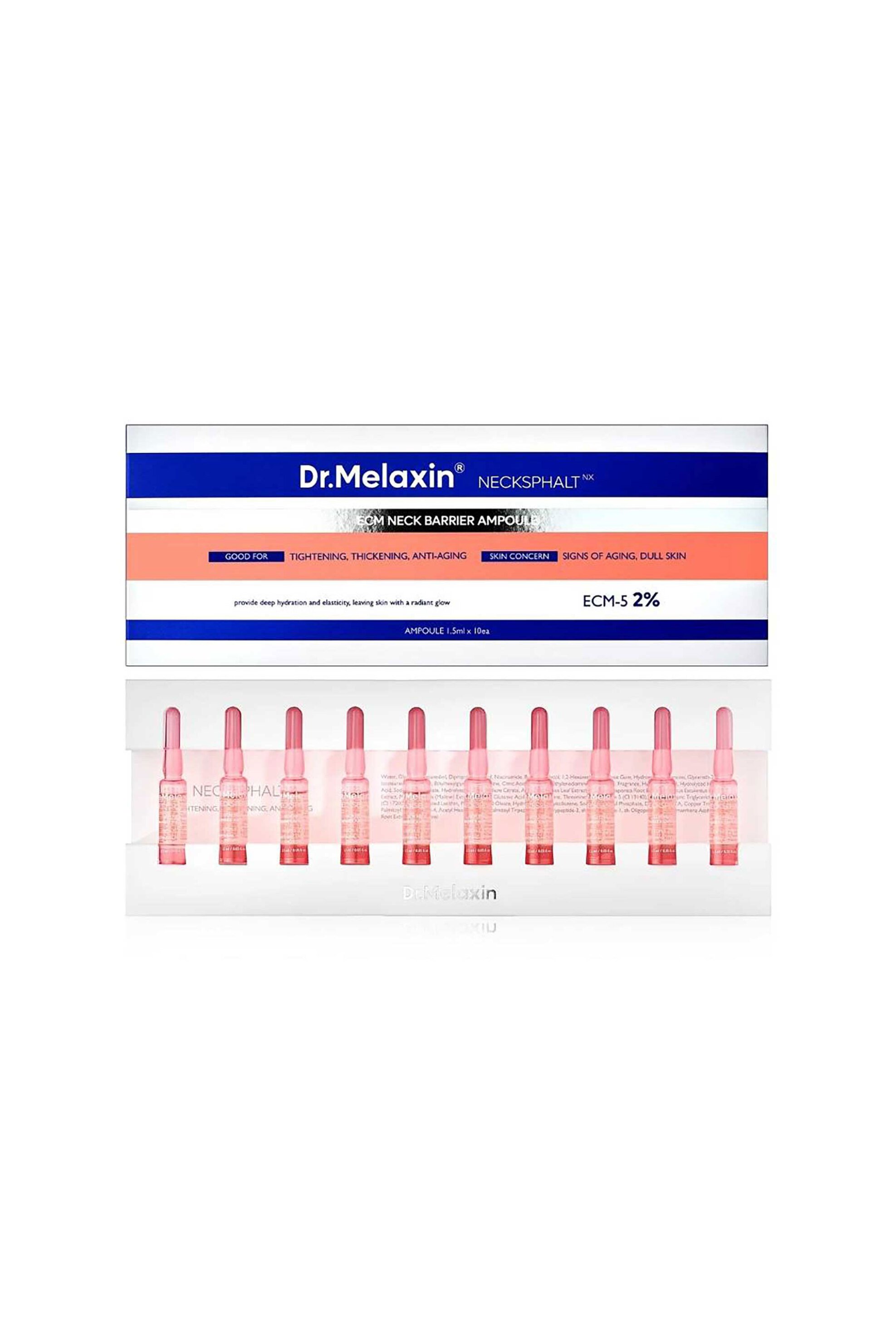 Dr.Melaxin Necksphalt Ecm Ceramide Neck Serum - Οροί Σύσφιξης Λαιμού (10 τεμάχια)