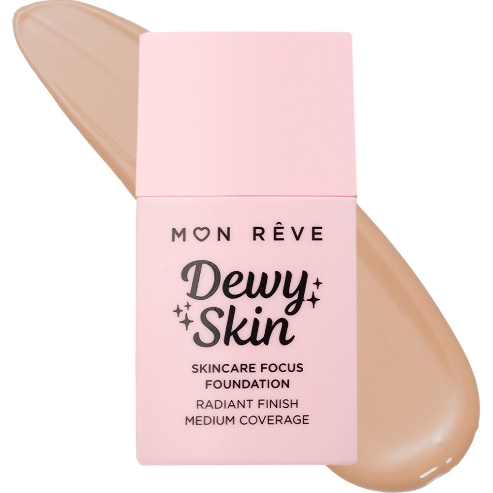 Mon Reve Dewy Skin Foundation Μεσαίας Κάλυψης για Λαμπερό Τελείωμα 30ml - 22N