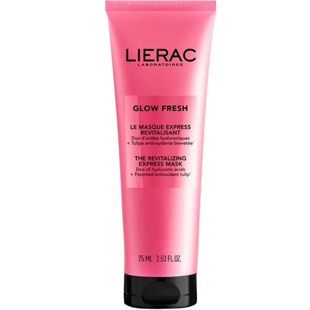 Lierac Glow Fresh The Express Revitalizing Mask Αναζωογονητική Μάσκα Προσώπου Άμεσης Λάμψης με Δίδυμο Υαλουρονικών Οξέων & Πατενταρισμένη Αντιοξειδωτική Τουλίπα 75ml