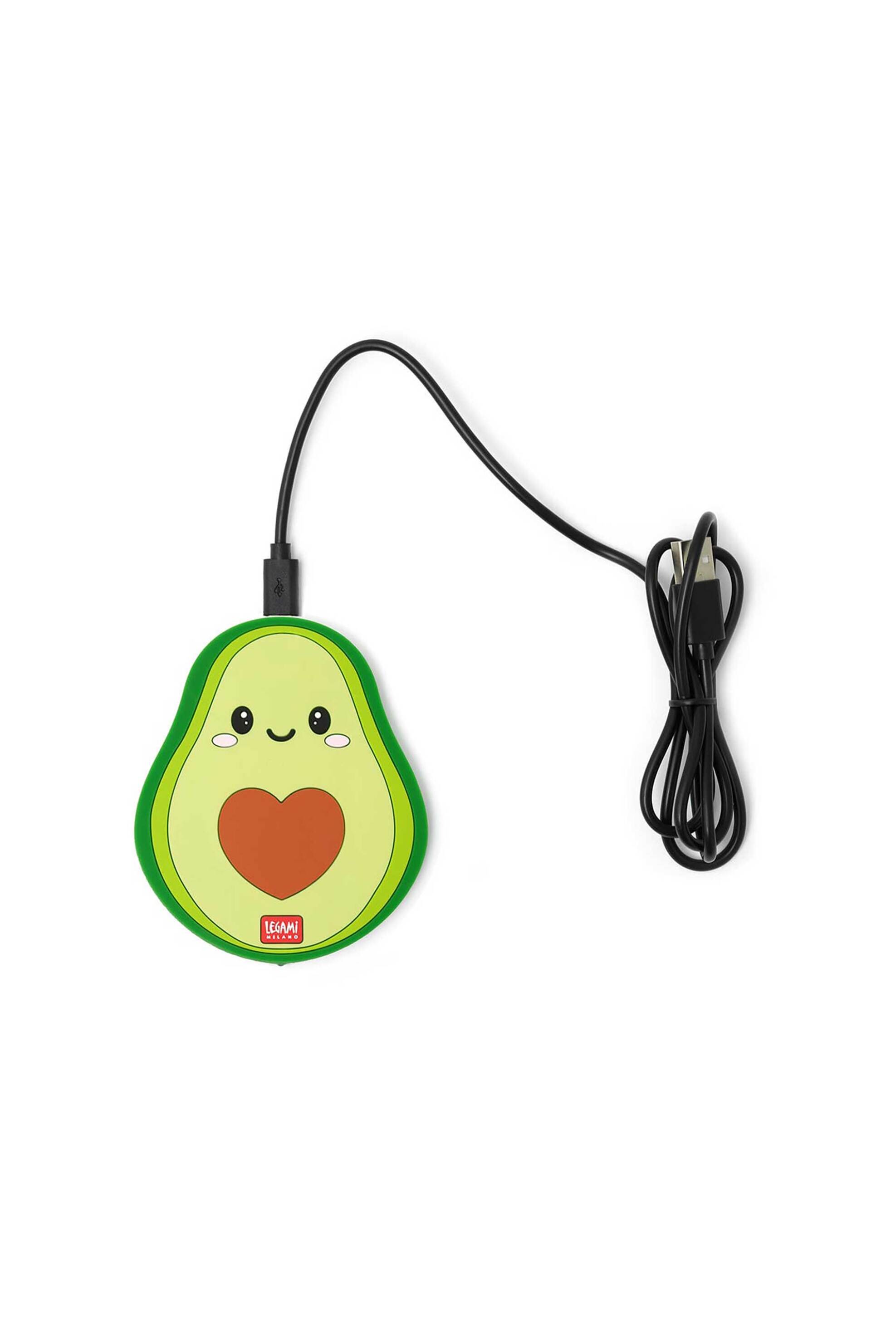 Legami Wireless Smartphone Charger - Super Fast - Avocado