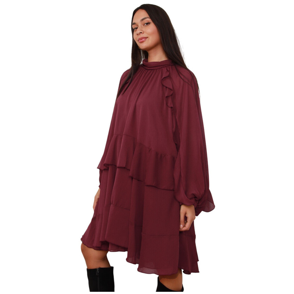 Κοντά Φορέματα La Modeuse 76725_P181730
