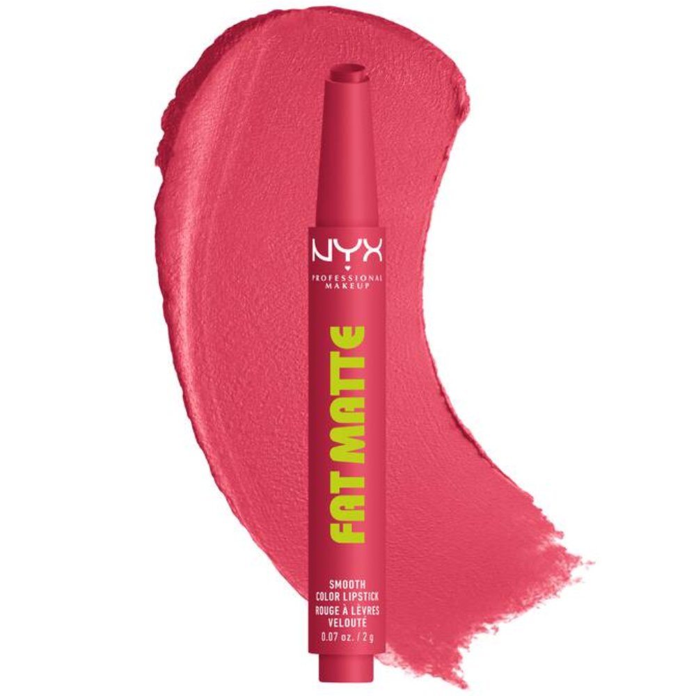 Nyx Professional Makeup Fat Matte Smooth Color Lipstick Ανάλαφρο Ματ Χειλιών με Χρώμα για Απαλό & Λαμπερό Φινίρισμα 1 Τεμάχιο