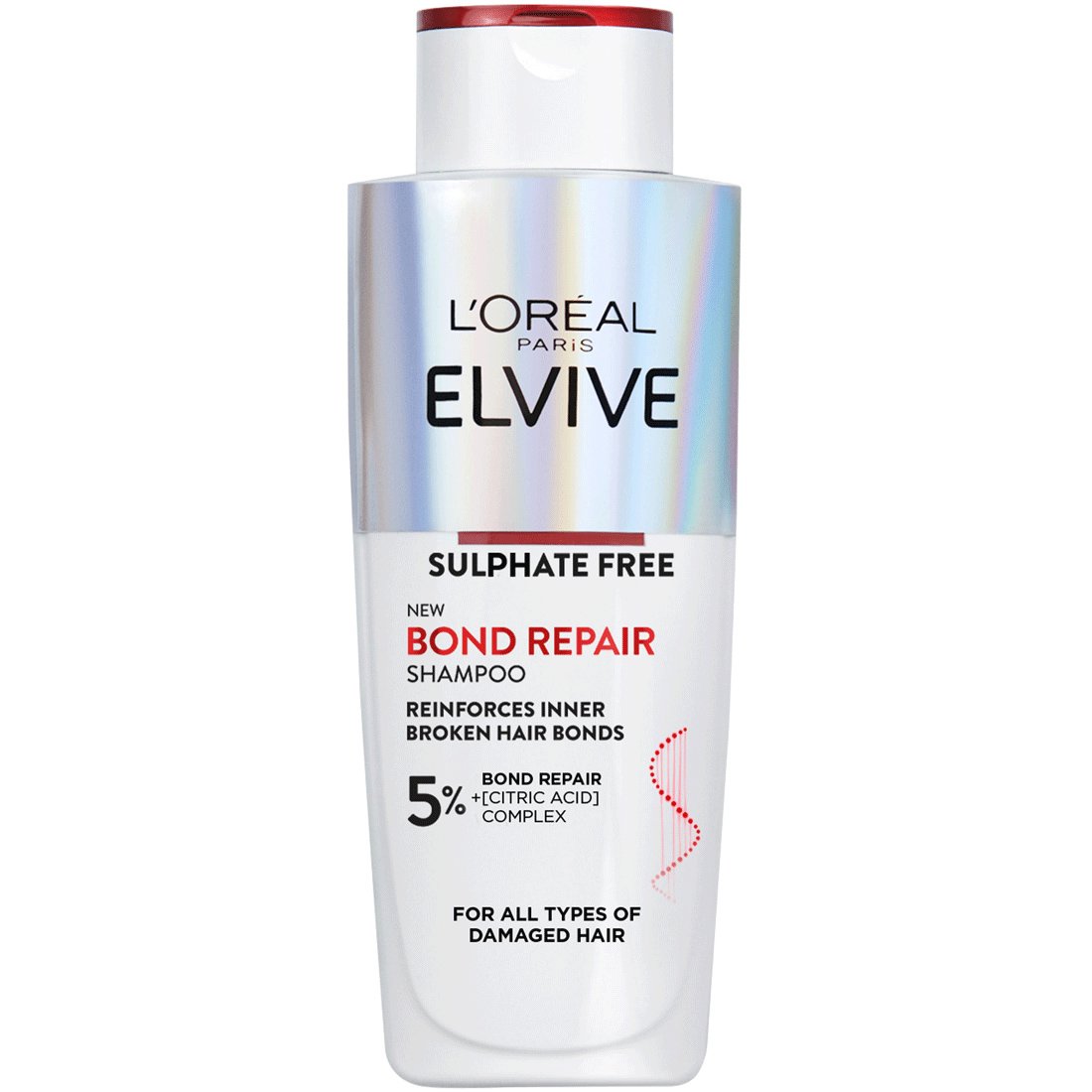 L'Oreal Paris Elvive Bond Repair Shampoo Επανορθωτικό Σαμπουάν που Ενδυναμώνει τους Σπασμένους Δεσμούς της Τρίχας 200ml