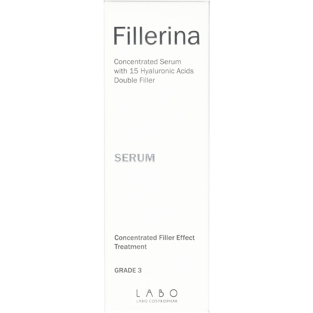 Fillerina 15ΗΑ Concentrated Filler Effect Treatment Grade 3 Serum Ορός Προσώπου Εντατικής Αντιγήρανσης & Δράσης Γεμίσματος με Σύμπλεγμα 15 Υαλουρονικών Οξέων 30ml