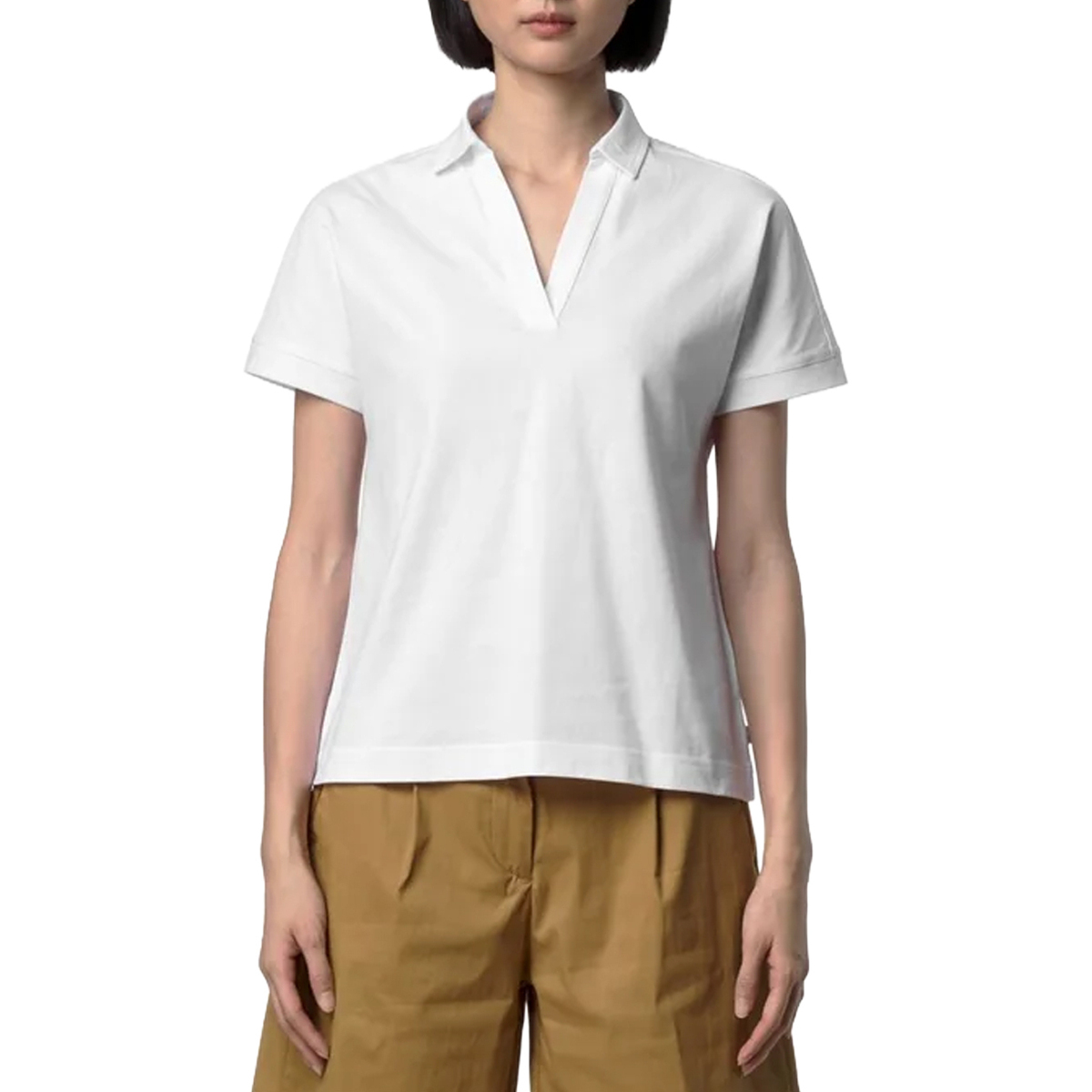 T-shirt με κοντά μανίκια K-Way k5137pw-001