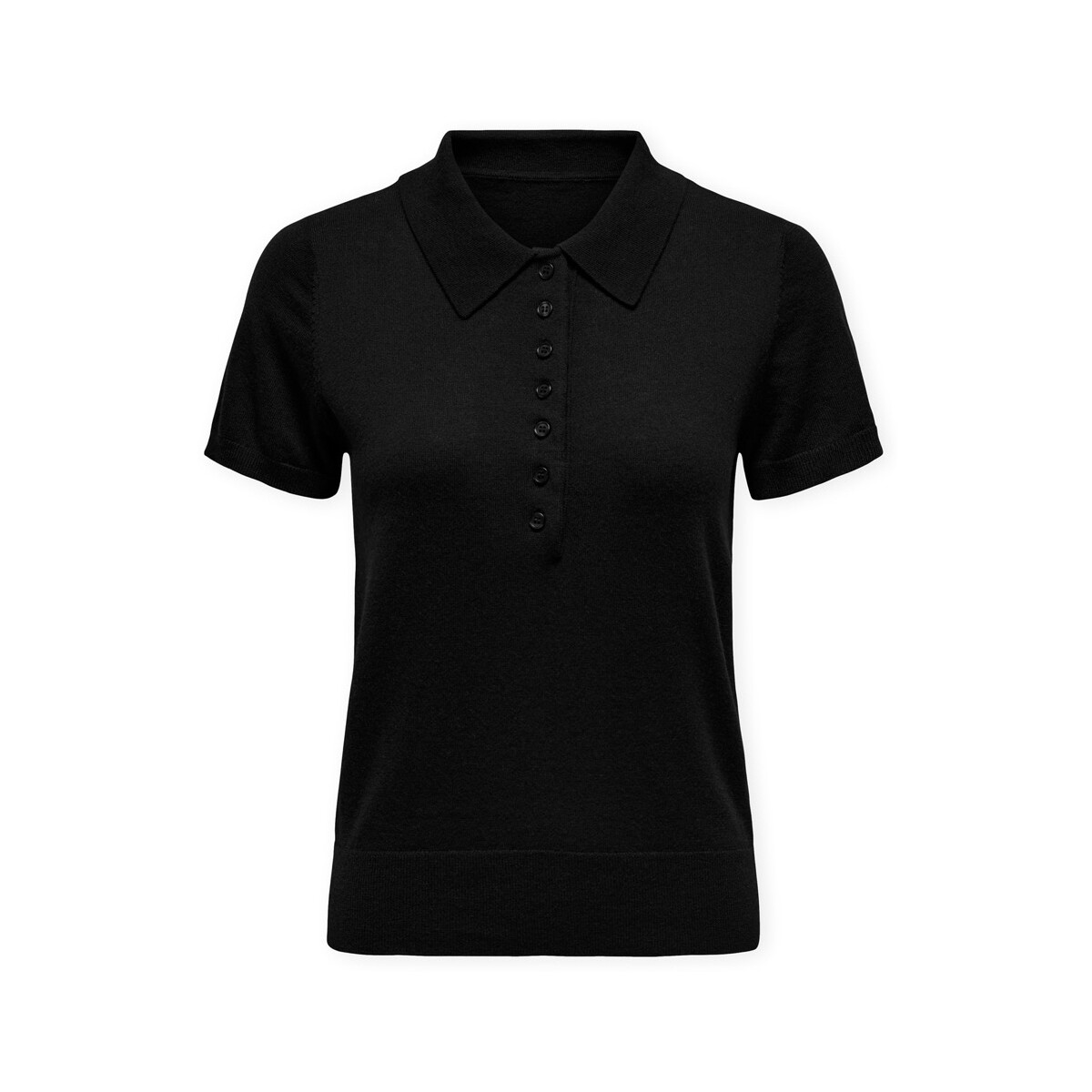 Πόλο με κοντά μανίκια Only Polo Catherine - Black