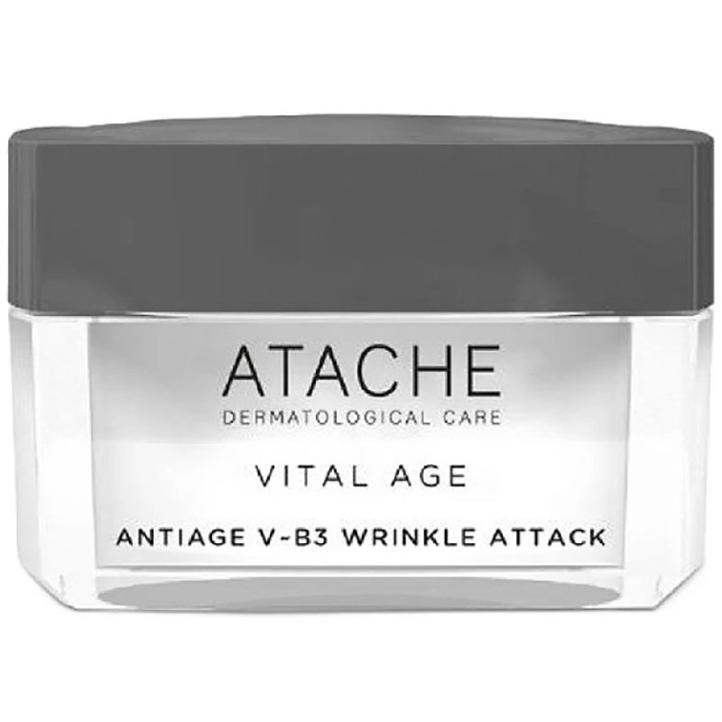 Atache Vital Age Antiage V-B3 Wrinkle Attack Cream Εντατική Αντιγηραντική Κρέμα Προσώπου Ιδανική για την Ώριμη, Θαμπή & Ξηρή Επιδερμίδα 50ml
