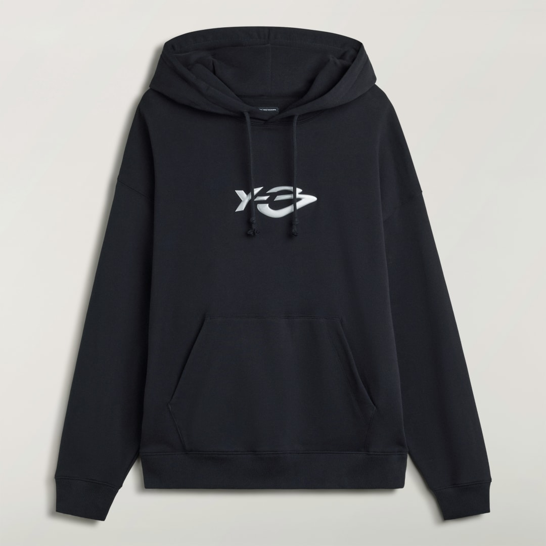Y-3 FRENCH TERRY LIQUID LOGO HOODIE