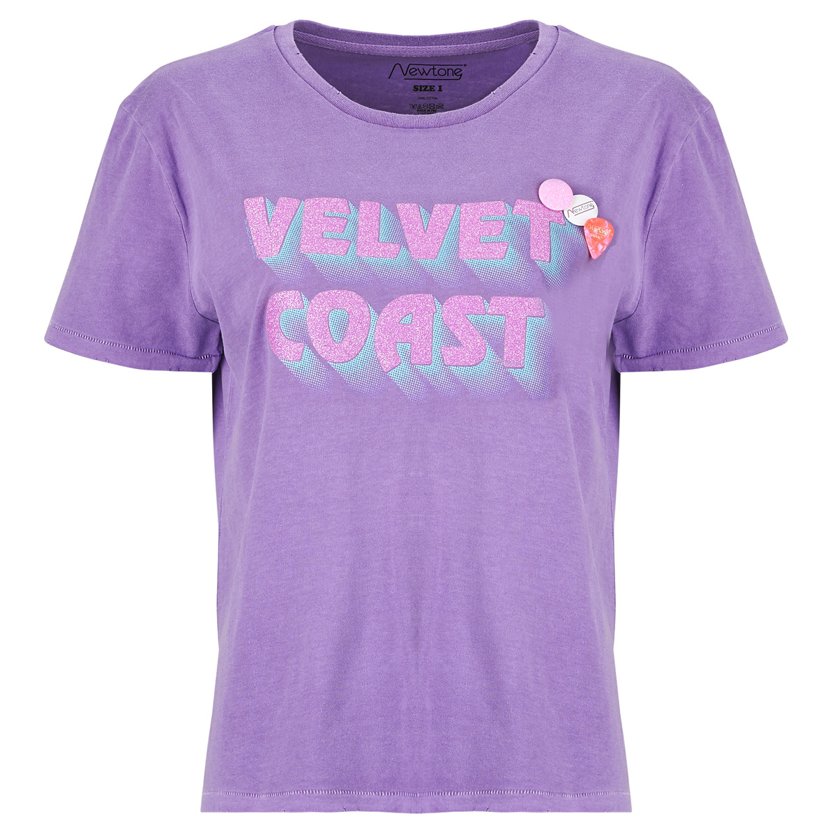 T-shirt με κοντά μανίκια Newtone MARINA STARLIGHT
