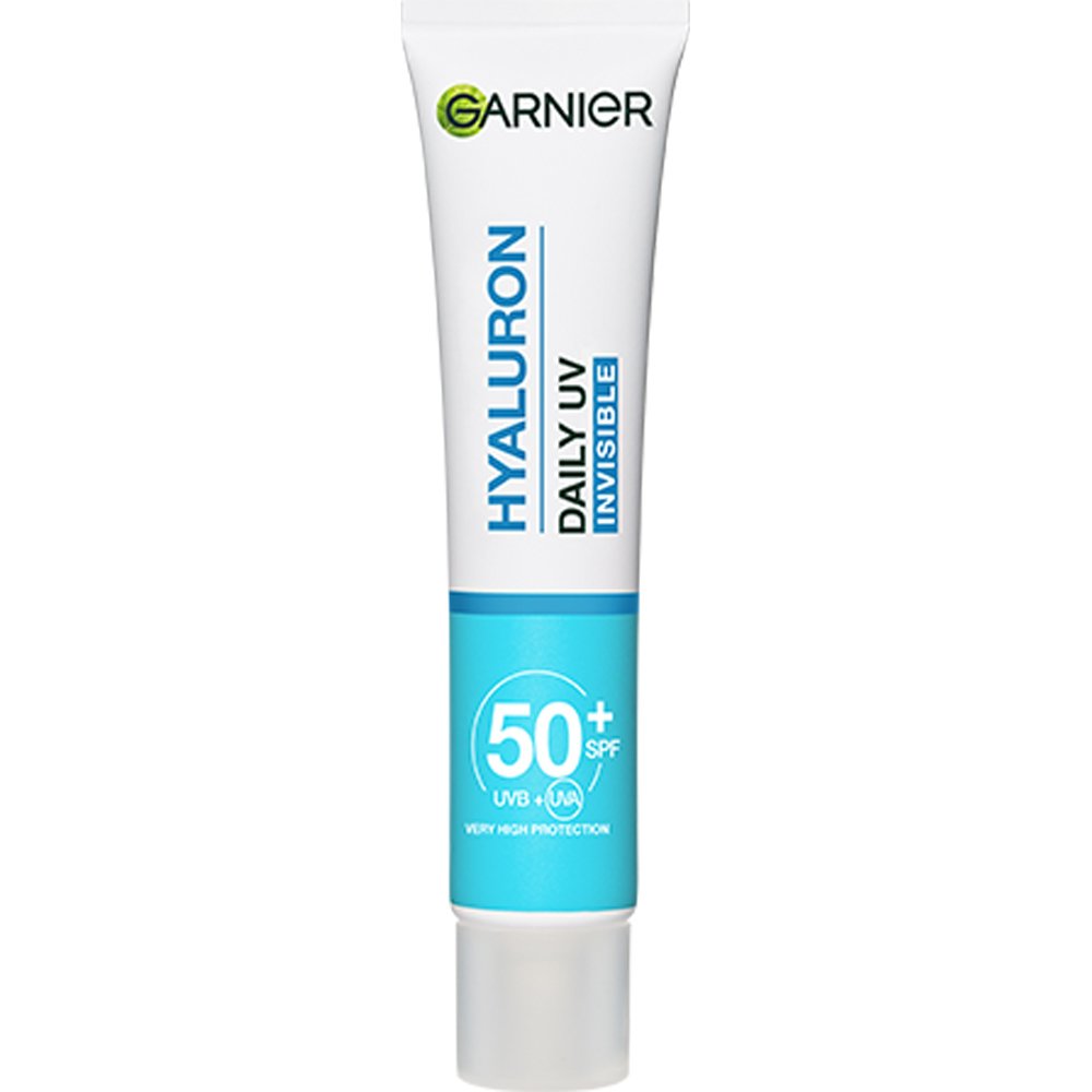 Garnier Skinactive Hyaluron Barrier Protect Daily Invisible UV Fluid Spf50+ Ενυδατική Κρέμα Προσώπου Πολύ Υψηλής Προστασίας με Υαλουρονικό Οξύ 40ml
