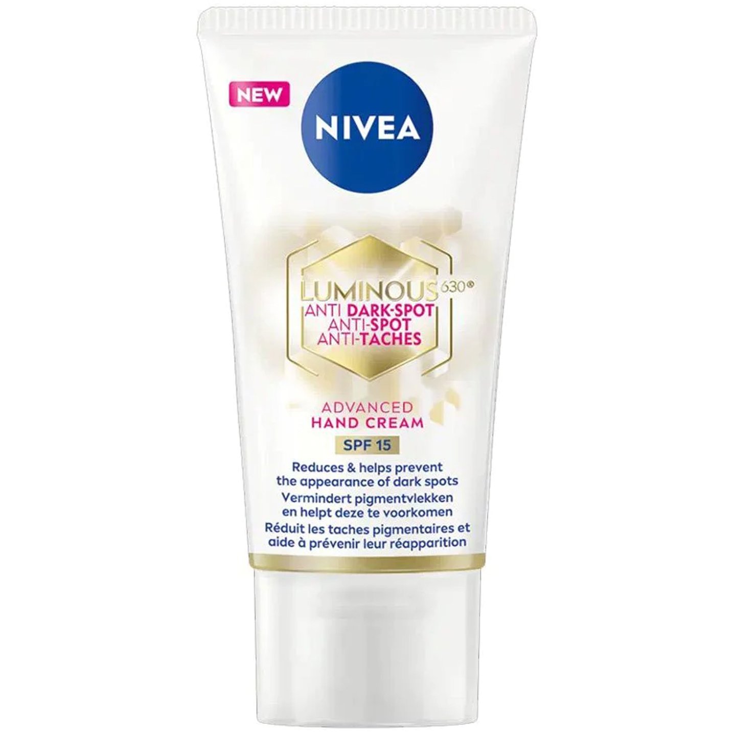 Nivea Luminous 630 Anti Spot Advanced Hand Cream Spf15 Κρέμα Χεριών με Υαλουρονικό Οξύ Κατά των Πανάδων 50ml
