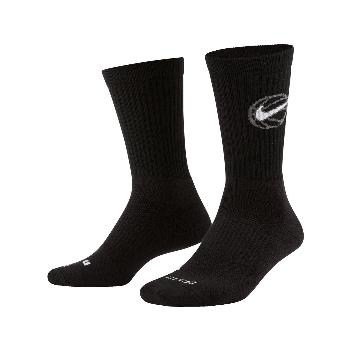 Αθλητικές κάλτσες Nike Chaussettes de sport everyday crew noir/blanc