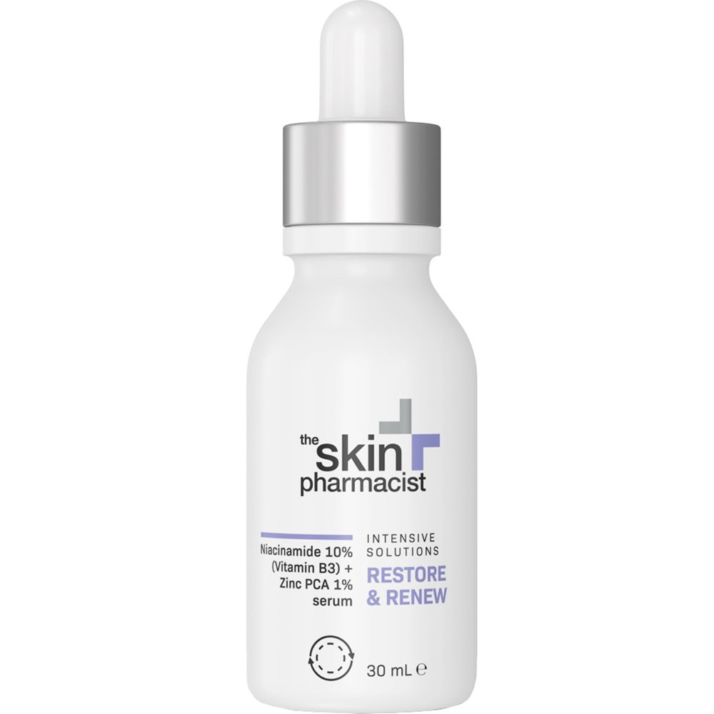The Skin Pharmacist Restore & Renew Niacinamide 10% (Vitamin B3) + Zinc PCA 1% Serum Ορός Προσώπου Αντιμετώπισης Ατελειών & Μείωσης Λιπαρότητας 30ml