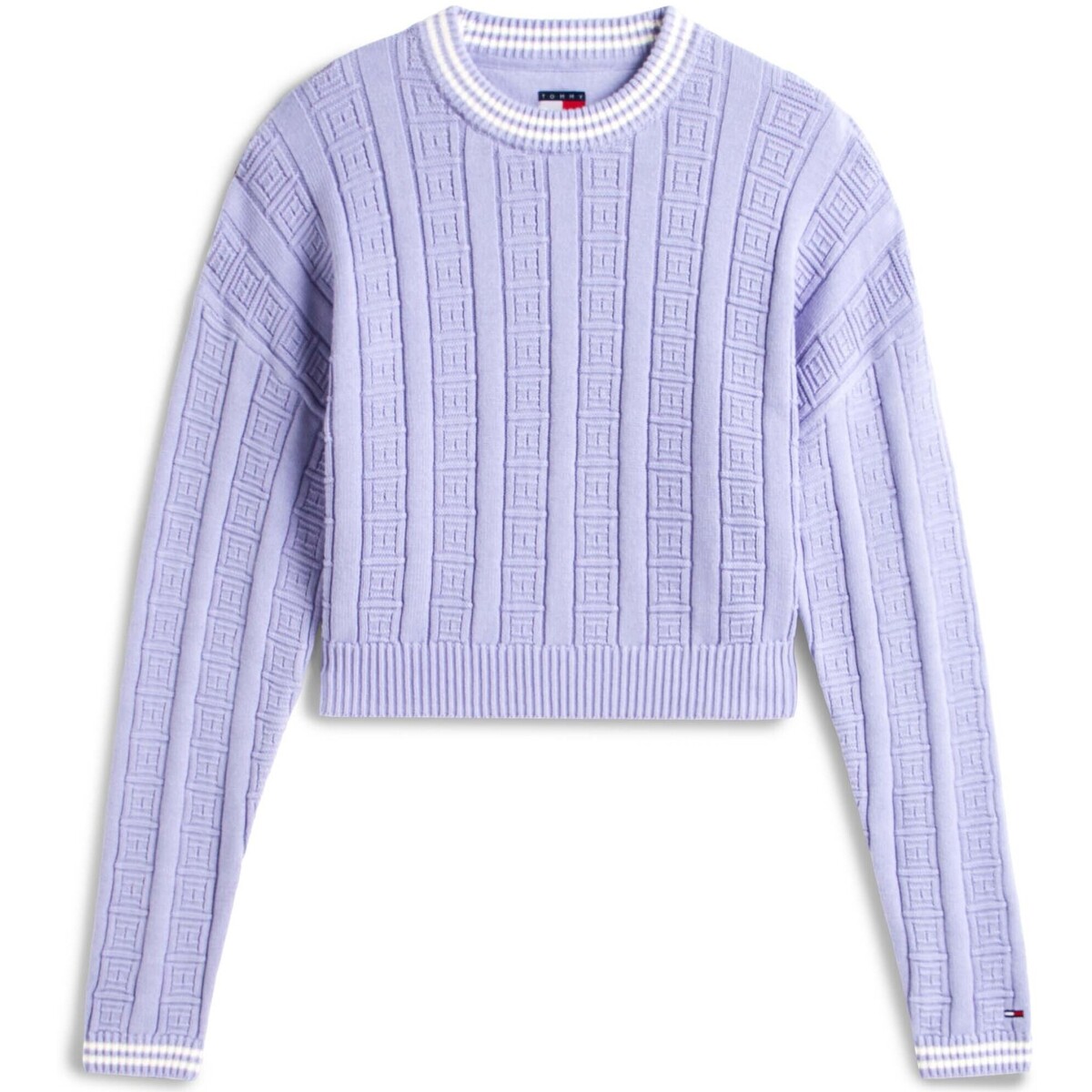 Πουλόβερ Tommy Jeans Tjw Boxy Flag Cable