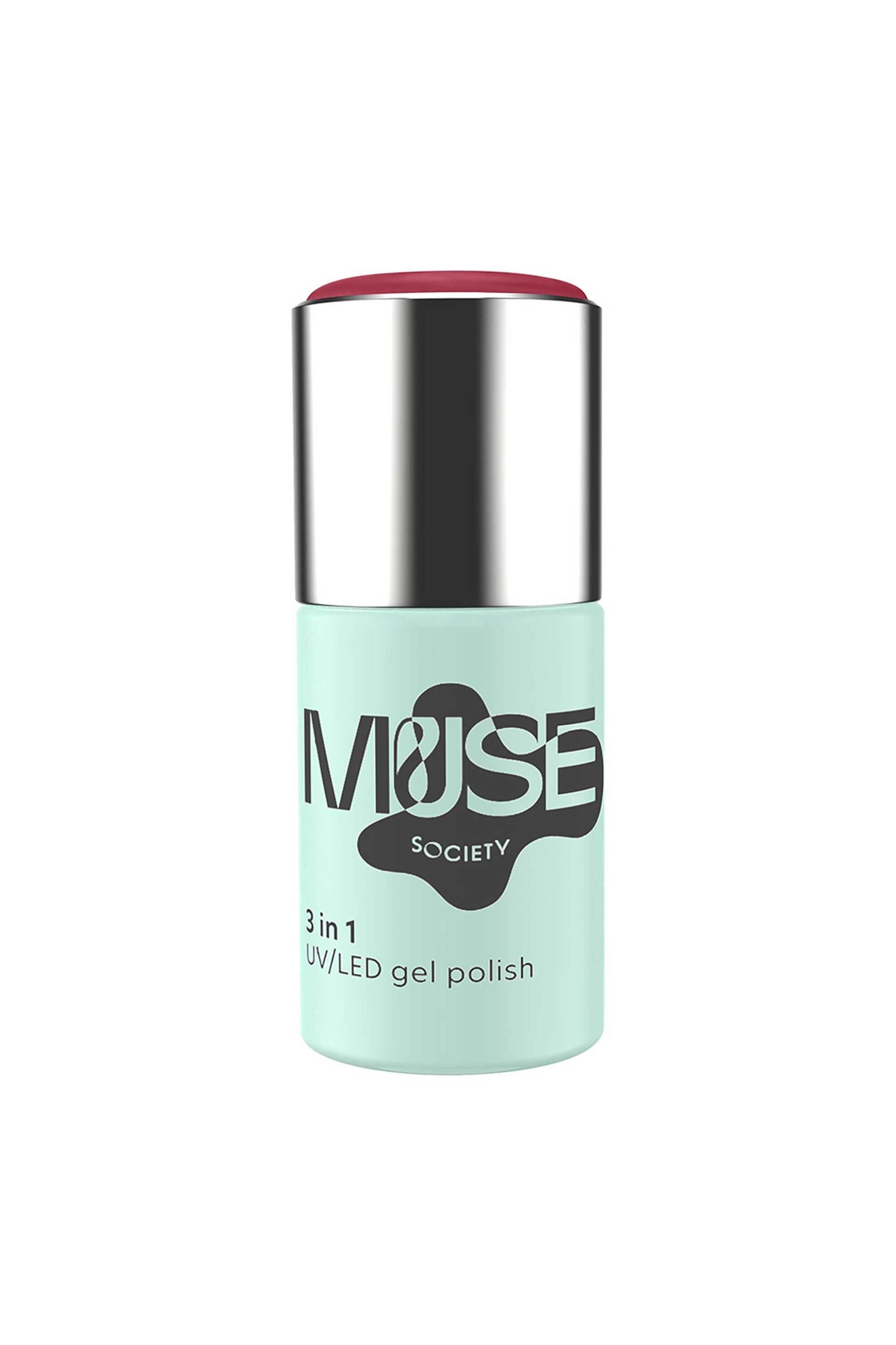 Muse Society Nail Gel Polish Ruby Red #004 10 ml
