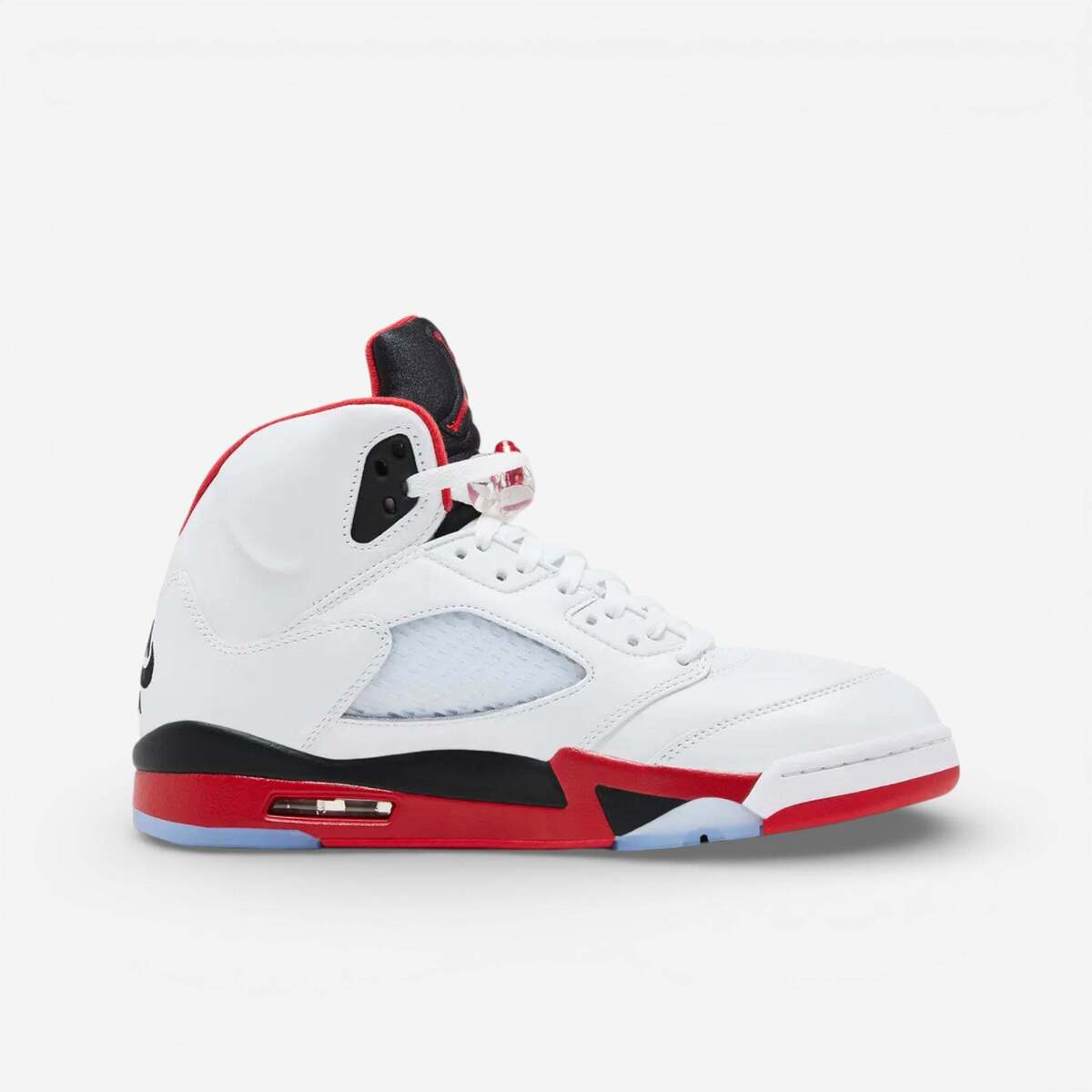 Ψηλά Sneakers Nike 5 Retro Fire Red Black Tongue (2025)
