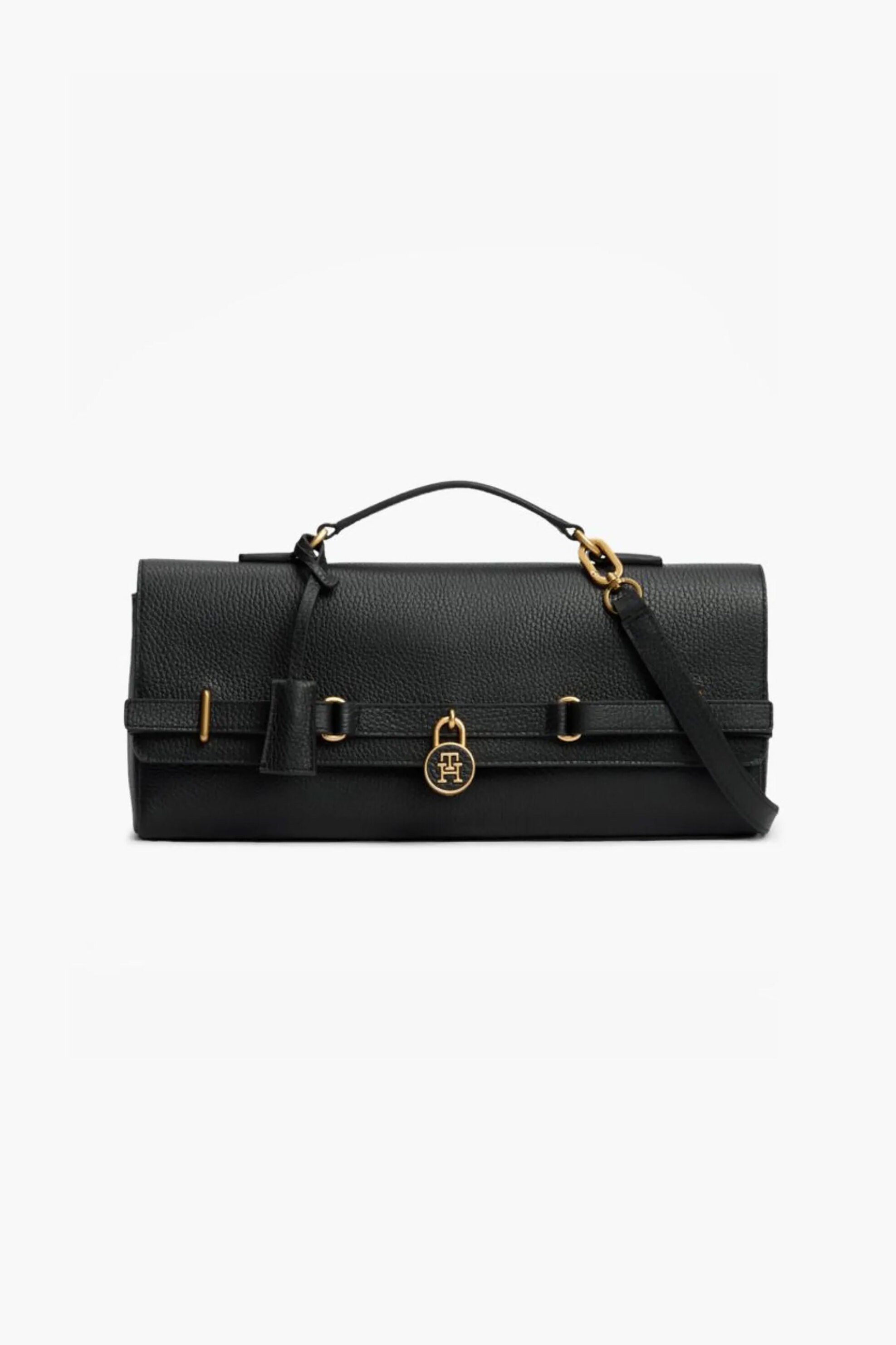Tommy Hilfiger γυναικεία δερμάτινη τσάντα clutch με monogram "American Icon" | ONE SIZE