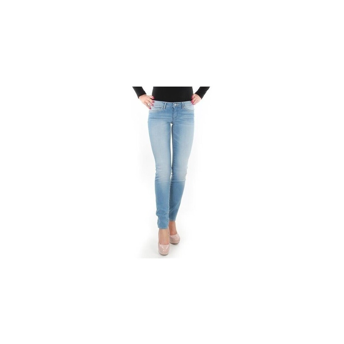 Tζιν σε ίσια γραμή Wrangler Caitlin Blue Baloo W24CH145X