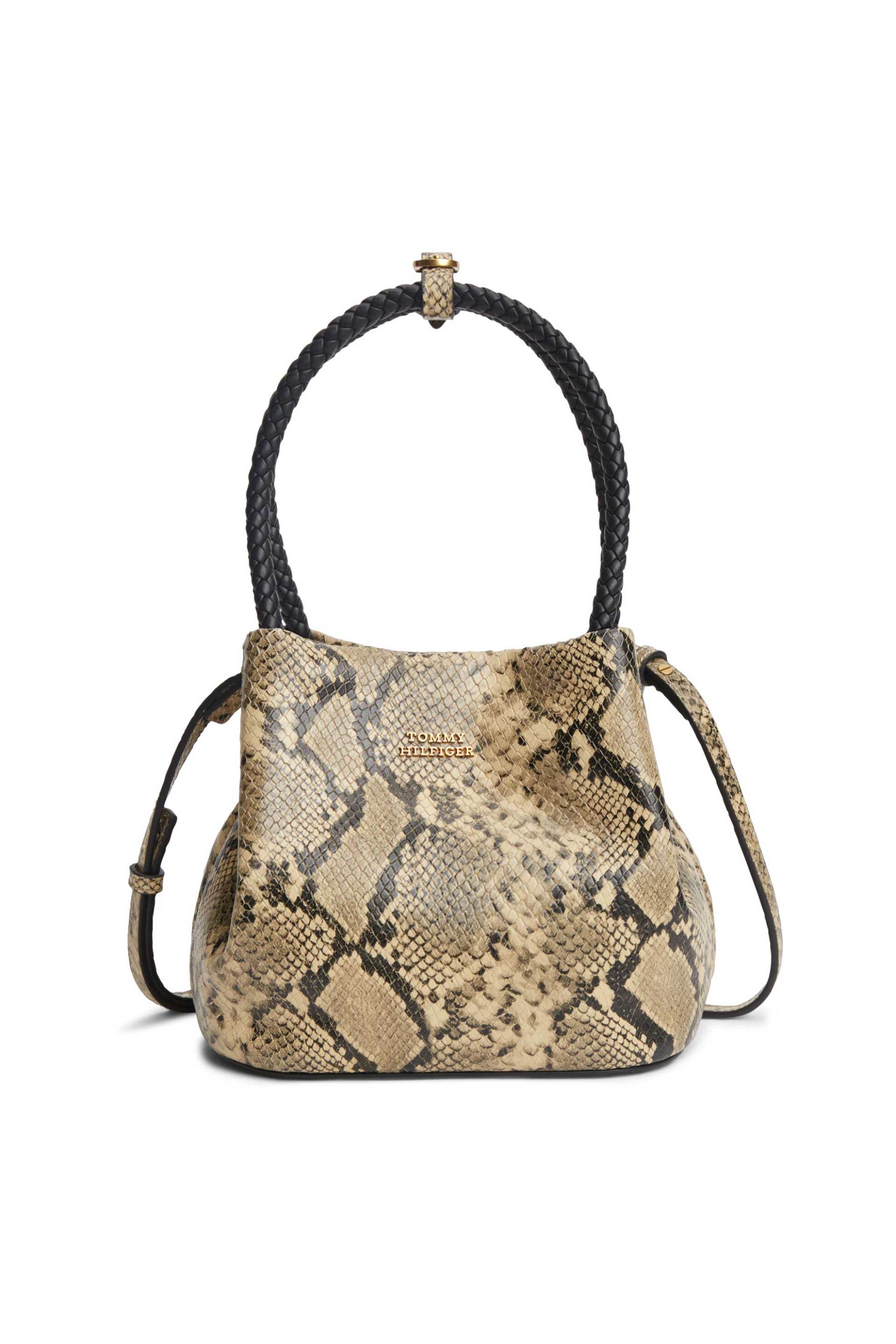 Tommy Hilfiger γυναικεία τσάντα ώμου με snake print "Marina Bucket" | ONE SIZE