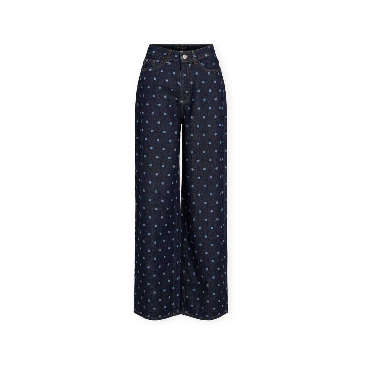 Tζιν σε ίσια γραμή Vila Freya Pal Jeans - Dark Blue Denim