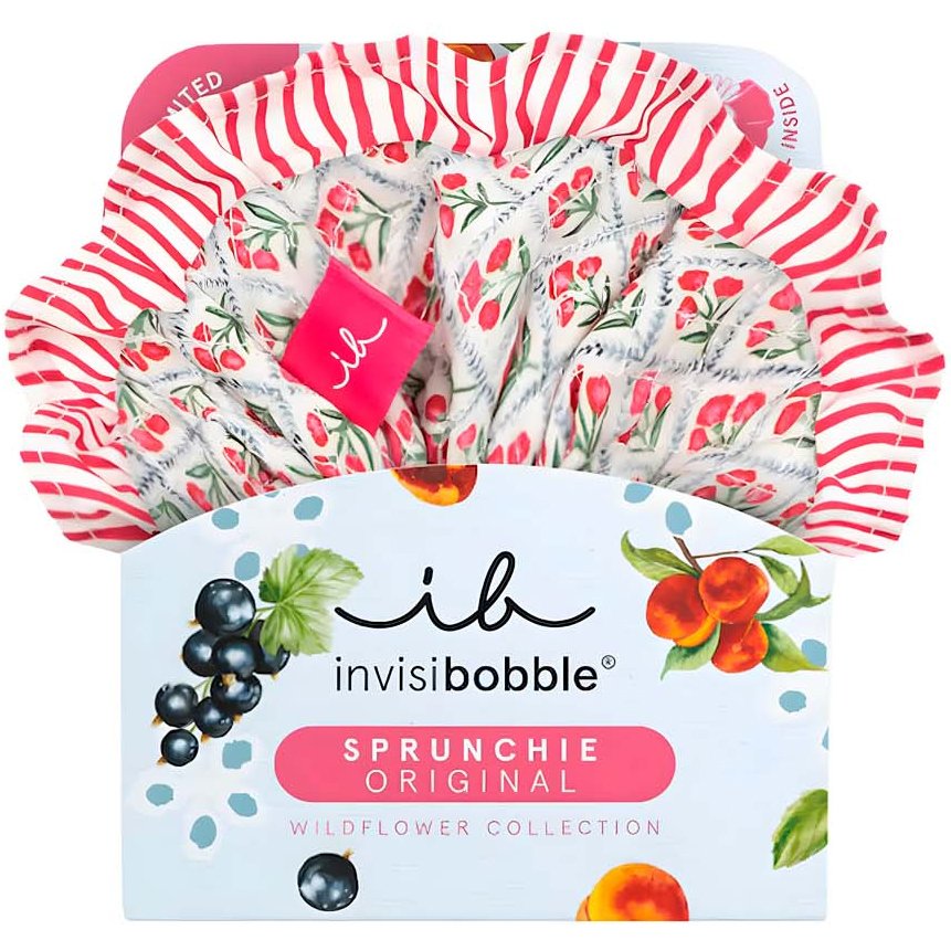 Invisibobble Limited Collection Wildflower Cottage Life Original Sprunchie Λαστιχάκι Μαλλιών σε Λουλουδάτο Μοτίβο Σχεδιασμένο για Μεγάλο Όγκο Μαλλιών & Δυνατό Κράτημα 1 Τεμάχιο