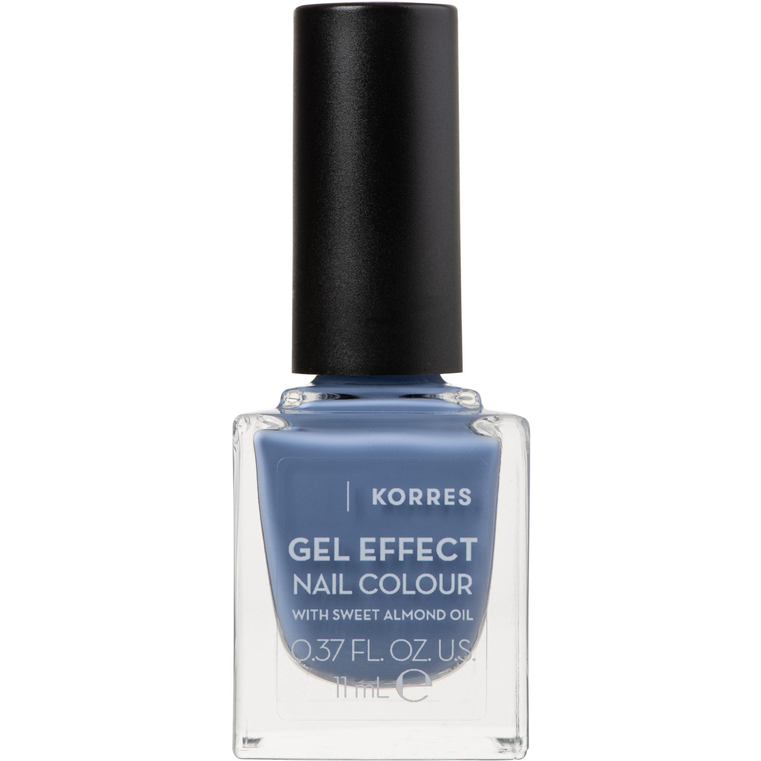 Korres Gel Effect Nail Colour Βερνίκι Νυχιών με Αμυγδαλέλαιο για Έντονη Λάμψη & Μεγάλη Διάρκεια 11ml - 83 Aegean Sky