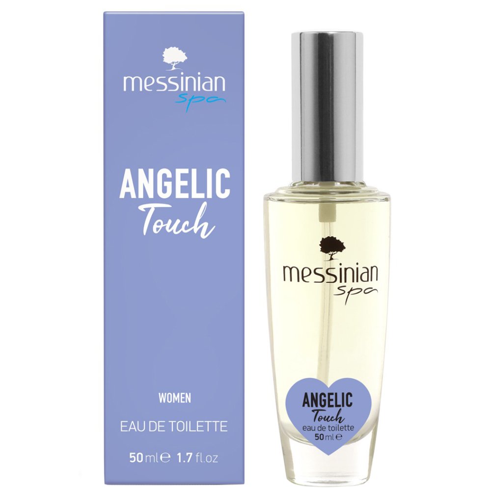 Messinian Spa Angelic Touch Eau De Toilette Γυναικείο Άρωμα με Νότες Εσπεριδοειδών & Ντελικάτων Λουλουδιών για μια Κομψή & Αξέχαστη Αύρα Απαλό αλλά Μαγευτικό, Σύγχρονο, αλλά & Διαχρονικό 50ml