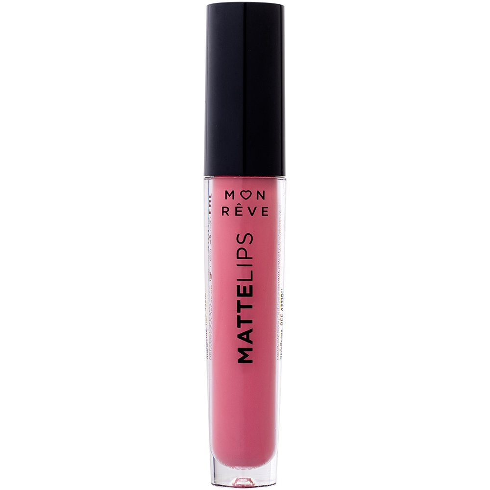 Mon Reve Matte Lips Liquid Lipstick Υγρό Ματ Κραγιόν με Πλούσιο Χρώμα Μεγάλης Διάρκειας 4ml - 25