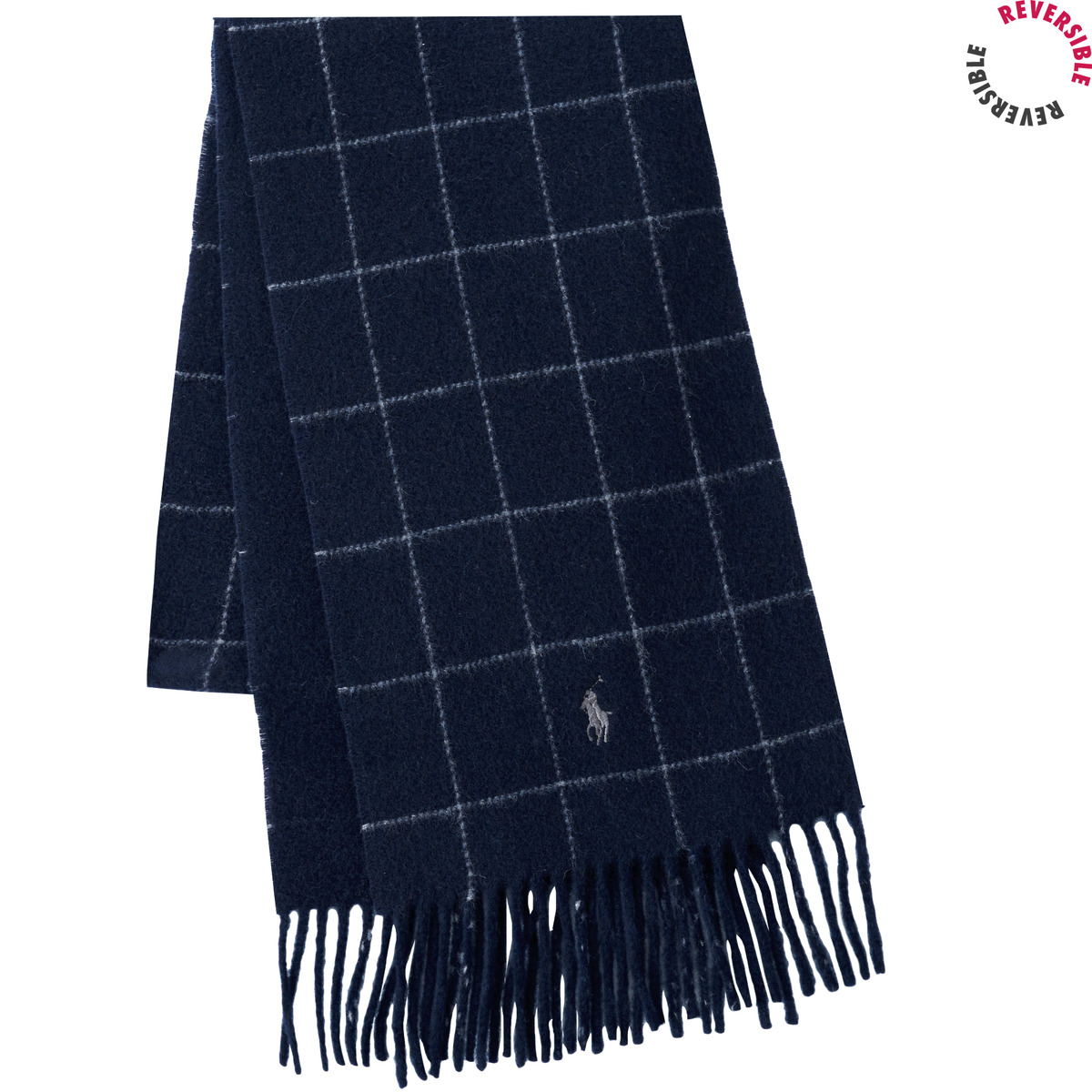 Κασκόλ Polo Ralph Lauren Écharpe réversible en laine mélangée